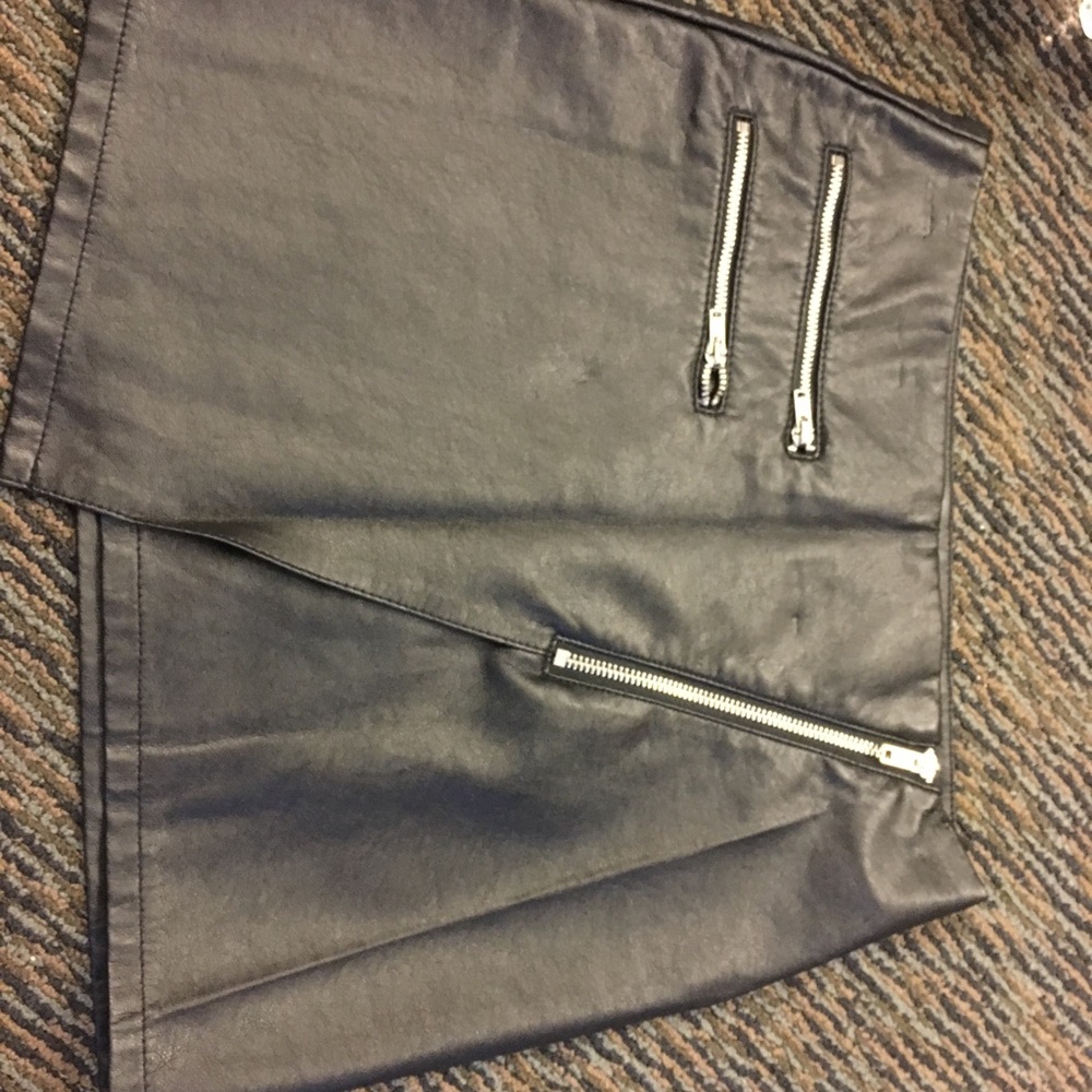 H&M leather skirt